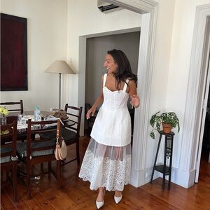 Simkhai Callan Bustier Midi Dress- Size 2